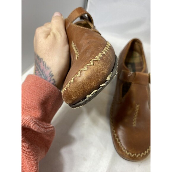 Brown Leather Eastland TessMaryjane Loafer Women's Sz 8.5 W Shoes 3864-04 - Picture 7 of 10